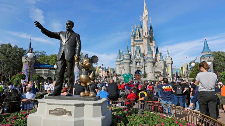 Image for Disney Sues Ron DeSantis as Woke Mouse War Continues