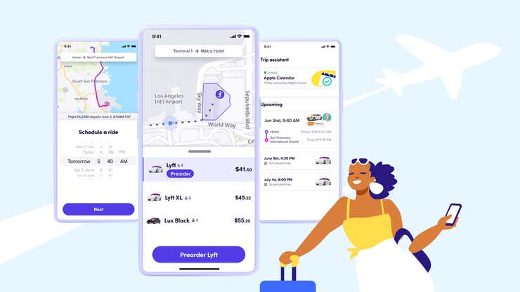 Image for Lyft Aims to Remove Travel Anxiety With Airport Pickup Feature