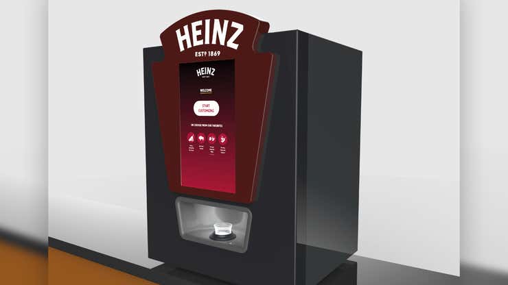 Image for Heinz's Condiment-Mixing Machine Makes Your Unholy Dipping Sauce Creations a Reality
